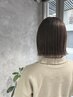 【人気No.1】朝らくカット＋柔らか艶カラー+水分浸透イオンTR ￥12,500～