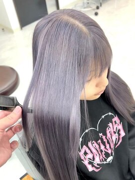 グラム 岡崎南店(gram) 髪質改善_うすむらさき_ハイトーンカラー_126