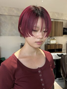 フェイス 石川町 (FACE) 色落ちまで楽しめる！透明感たっぷりのレッドヘア