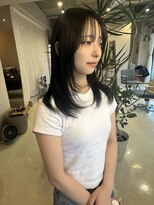 ソワ バイ ルシル(SOIE by Lucile) 暗髪 透明感カラー レイヤーカット 福島市