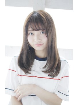 ゴッドハンド 横浜店 シースルーバングのナチュラルストレート◎30代40代50代60代