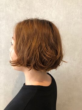 エルサリー(ELLE&SALLY) ミニボブ×パーマ