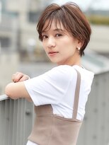 フォンズ(FONS)&nbsp;ダブルシースルーバングと抜け感のあるレイヤーショート【FONS】