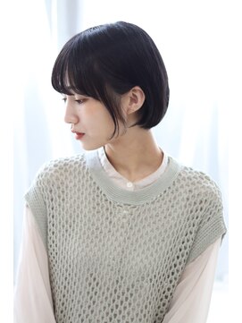 ヘアリゾート バレンタイン(hair+resort valentine) 【valentine松永】耳かけ//シースルーミニボブ♪♪