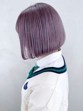 アイティーバイアルバム 八王子店(IT by ALBUM) パープルボブ_Aラインボブマロンベージュ_ba319801