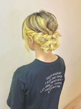 ディア(.eer) ミディアム デザインカラー // *◎ 三つ編み × シニヨン ◎*