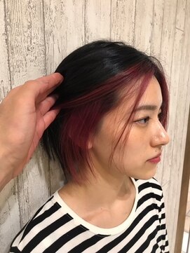 アース クロスガーデン川崎店(HAIR&MAKE EARTH) ボルドーインナー