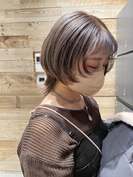 ベイショア(Bay Shore NY) 【BayShore池袋】マッシュウルフ×グレージュ