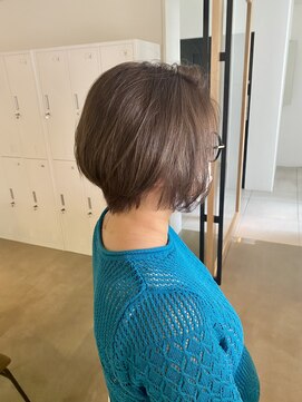 ユッカ 高槻茨木店(YUCCA) 【 YUCCA 】大人可愛い20代30代40代ショートボブ/グレージュ