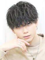 ベーア メロー(Bar mellow)&nbsp;波巻きパーマ　刈り上げ前下がりマッシュ　波巻きスパイラル