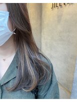 ナンバー ジルバ 立川(N° jillva)&nbsp;イヤリングカラー/大人グレーベージュ