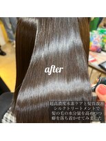 ループス 大倉山店(LOOPS)&nbsp;超高濃度水素ケアストレート+極みシルクトリートメント