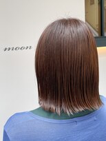 ムーン(moon)&nbsp;7月#ミディアムヘア#グレージュカラー#シルキーベージュ
