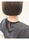 ボブ特集：ナチュラルミニボブ×ぷつっとカットすっきり襟足