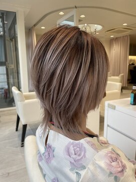 リミットバイアフィナー 大宮店(limit by Afinar) ウルフ×ミルクティーベージュ