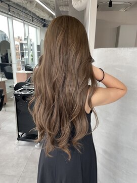 ジエクト カナウ(The Ect canow) ブリーチ無しカラー　ミルクティーグレージュ　外国人風カラー