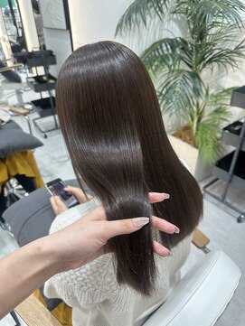 ジーナ 博多筑紫口(Zina) 【tama】艶グレーブラウン♪