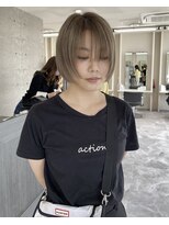 ウル 岡山駅店(ULu.)&nbsp;髪質改善ハイトーンバレイヤージュミルクティーブリーチ岡山倉敷