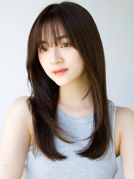 レノラ 本町(LENORA) レイヤーカットレイヤーロングヌーディベージュアースカラー