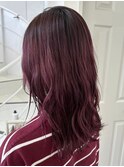 バイオレット×ゆる巻き
