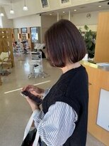 サンタフェ 柳津店(Santa'Fe)&nbsp;Santa'Fe式脱白髪染め白髪ぼかしカラー[ビフォーアフター]