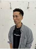 オールバックパーマ