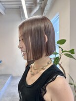 マセナ(Masena)&nbsp;グレージュココアブラウン×前下がりボブ