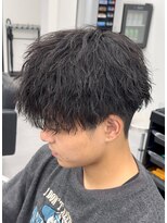 ノイセル 心斎橋(Noisyle)&nbsp;ツイストスパイラルパーマ×前下がりマッシュ×ツーブロック