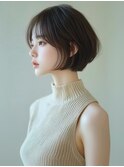 ★暗めカラーグランマッシュフェイスフレーミングデザインカラー
