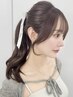 小顔前髪＆顔周りカット + カラー ￥8000 [表参道/青山]