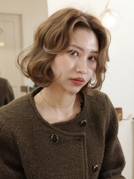 シーテ(Ciete) 韓国ヘア名古屋ハイレイヤー顔まわりカット前髪ボブタッセル小顔