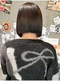 【ChaoMICHI haruya】黒髪 切りっぱなしボブ 髪質改善 20代