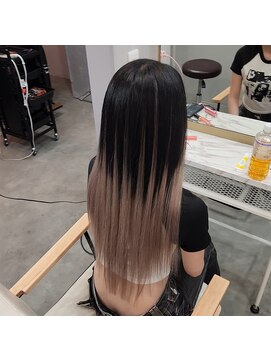 ウェーブ(WAVE) 【エクステ】シールエクステ/バレイヤージュ/ベージュ