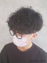 メンズ波巻きパーマ