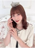 尾形春水ちゃんプリンセスヘア＊まゆ