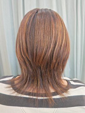私の美容室 吹田店 縮毛矯正&メッシュカラー