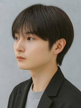 ルシード スタイル リコット(Lucido Style Ricotto) 黒髪ミディアムセンターパートレイヤースタイル