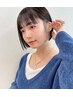 カット+イヤリングカラー　￥19250[銀座駅/ショート/ボブ/縮毛矯正]