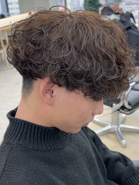 ノード(NODE) 波巻きスパイラルツイストスパイラルパーママッシュメンズヘア