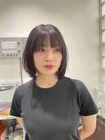 イル 天神西通り店(ill)&nbsp;10代20代ボブ/顔まわりレイヤー／グレージュ/透明感