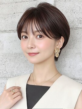 アビリタ(abilita) ショートボブ 大人ショート ひし形ショート 暗めカラー 30代40代