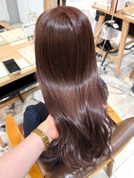 プラグ バイ ネオリーブ(plug by neolive) 暗めカラー×髪質改善[髪質改善/縮毛矯正/韓国]A