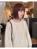 キュヴェ(cuvee)&nbsp;カシスピンク/ブリーチなしダブルカラー/岡山