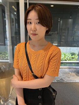 ふんわりまるみショートボブ