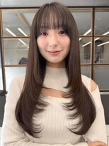 スタートウキョウ 渋谷(STAR TOKYO) 20代レイヤーカット◎抜け感アッシュブラウン×小顔カット