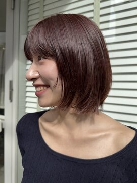 ボブ/カラー/前髪カット/レイヤー/