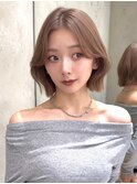 大人かわいいくびれボブ