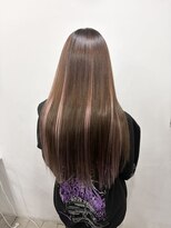 ルシア 京都四条河原町烏丸(LuciA)&nbsp;【レミー100%/54cm】シールエクステ×ブリーチ×ブロンドカラー