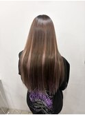 【レミー100%/54cm】シールエクステ×ブリーチ×ブロンドカラー