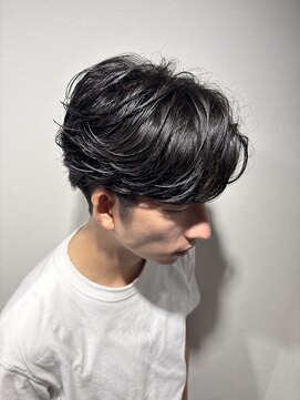 men's salon HYPE 名古屋伏見 メンズサロン/men'sパーマ/men'sカット/men'sショート メンズカット×フェザーパーマ(伏見/伏見駅/栄/メンズ)